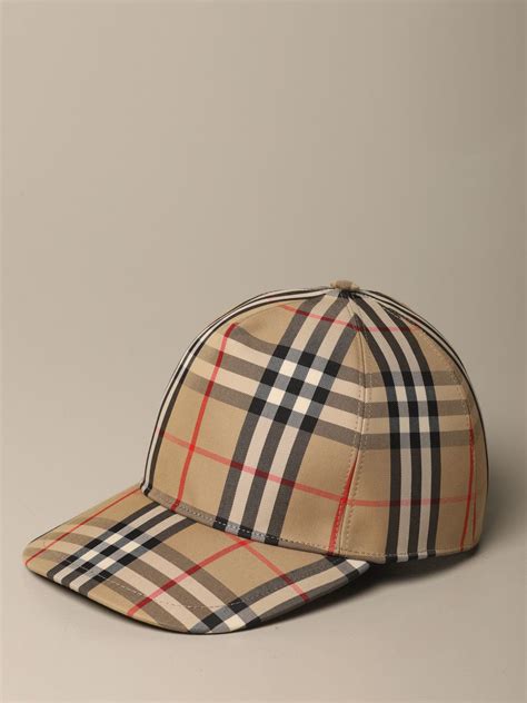 cappello baseball motivo vintage burberry|Burberry Cappello da baseball motivo Vintage check.